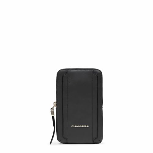 piquadro-porta-telefono-collo-in-pelle-rfid-circle-donna-nero image 6