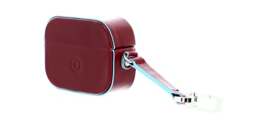 piquadro-blue-square-airpods-pro-case-rosso-in-pelle image 8