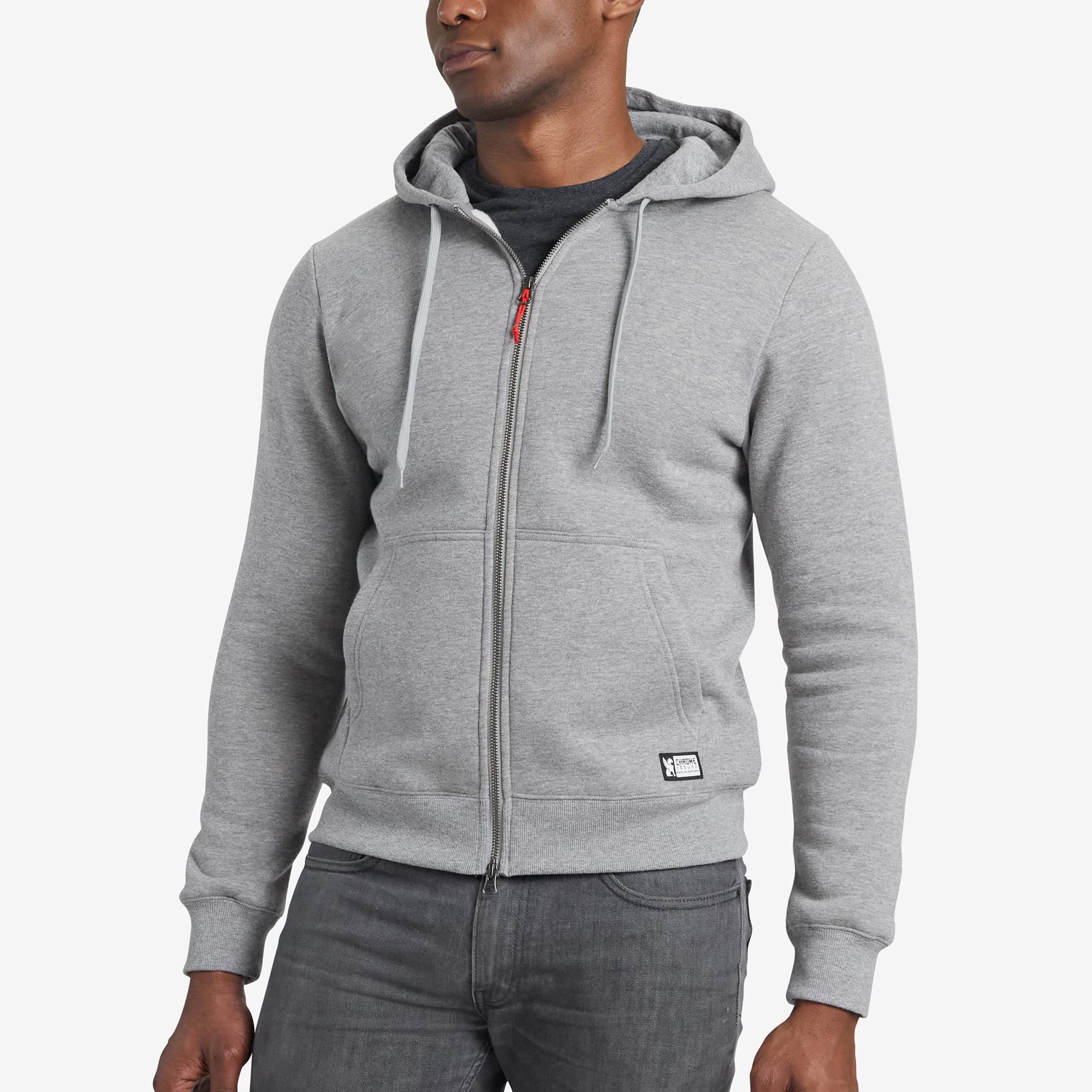 chrome-industries-issued-fleece-hoodie-felpa-con-cappuccio-in-pile-per-uomo image 1