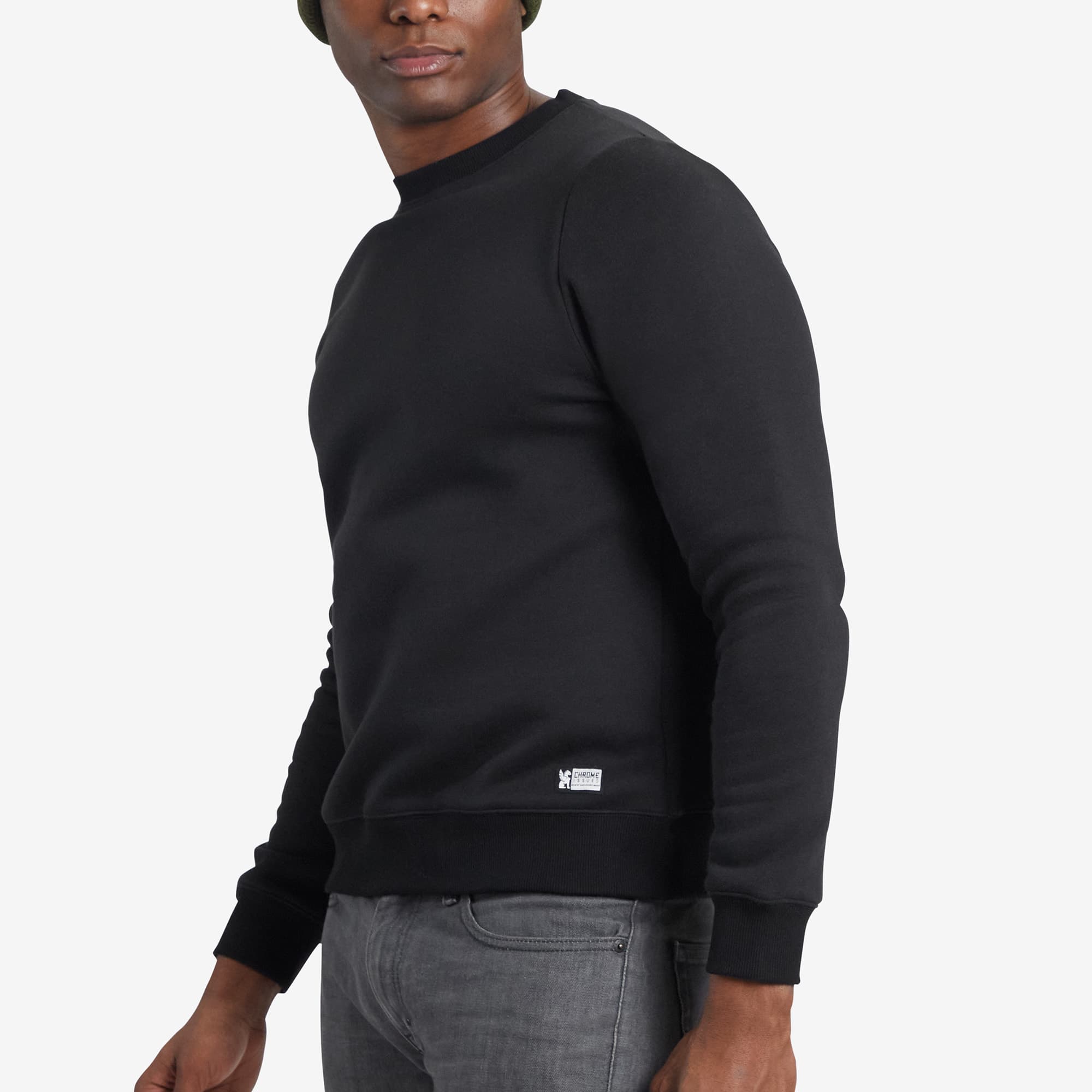 chrome-industries-issued-fleece-crew-felpa-uomo image 4