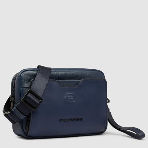 piquadro-pochette-uomo-in-pelle-blu-con-due-divisori-tracolla-rimovibile-e-desig image 8