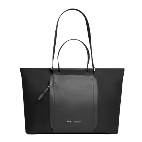piquadro-shopping-bag-pieghevole-in-pelle-e-tessuto-riciclato-con-porta-pc-15-6- image 7
