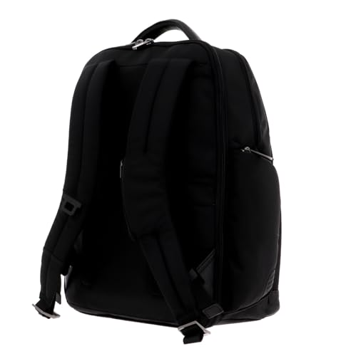 piquadro-fast-check-zaino-porta-pc-15-6-in-pelle-e-tessuto-apertura-a-libro-uomo image 8