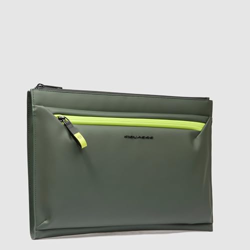 piquadro-pochette-impermeabile-per-tablet-13-gommata-verde-uomo image 7