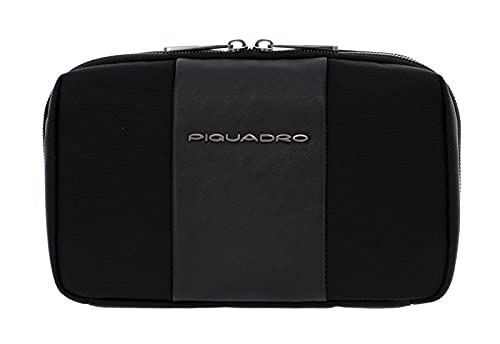 piquadro-astuccio-portacavi-in-tessuto-riciclato-e-pelle-organizer-da-viaggio-un image 6