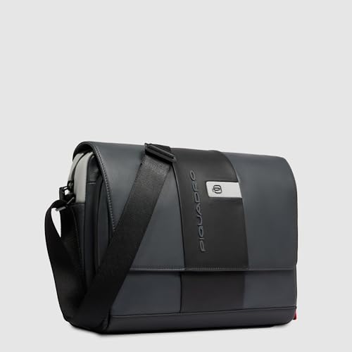 piquadro-borsa-messenger-uomo-in-pelle-porta-pc-14-grigio image 7