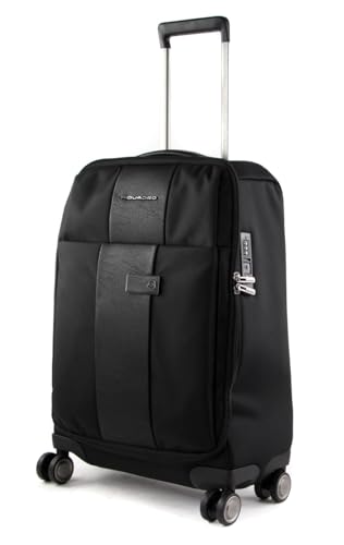 piquadro-trolley-da-cabina-4-ruote-salvaspazio-in-nylon-riciclato-con-tsa-lock-l image 6