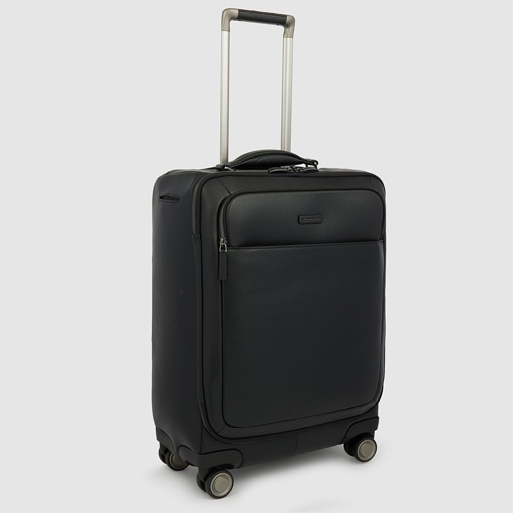 piquadro-trolley-cabina-modus-in-pelle-nero-42l-con-lucchetto-tsa image 2