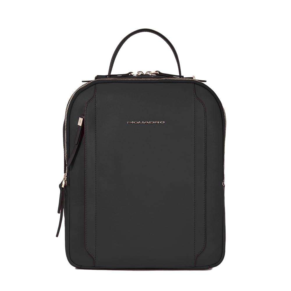 piquadro-zaino-donna-pelle-con-scomparto-tablet-mini-e-aggancio-trolley image 1