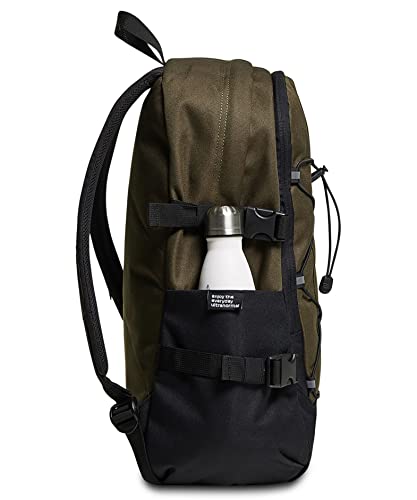 zaino-invicta-act-verde-militare-27l-con-volume-regolabile-e-tasca-laptop image 7