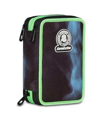 invicta-astuccio-scuola-3-zip-fantasy-blu-portapenne-triplo-scomparto-con-penne- image 8