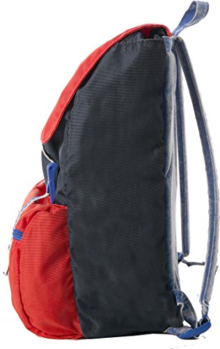 invicta-zaino-jolly-vintage-rosso-blu-con-tasca-pc-13-18-litri image 7