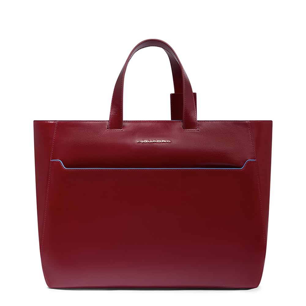 piquadro-tote-bag-in-pelle-donna-linea-blue-square-con-porta-pc-e-scomparto-ipad image 1