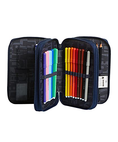 invicta-astuccio-3-zip-completo-di-penne-e-pennarelli-blu image 8