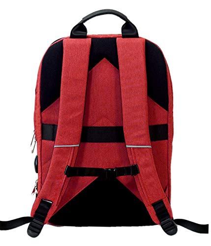 zaino-invicta-biz-s-rosso-con-tasca-porta-pc-13-e-usb-adapter image 4