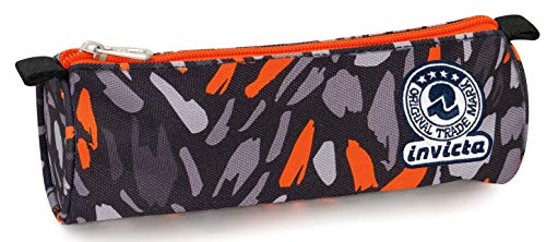 invicta-portapenne-astuccio-scuola-con-patch-ricamato-nero-arancione image 4