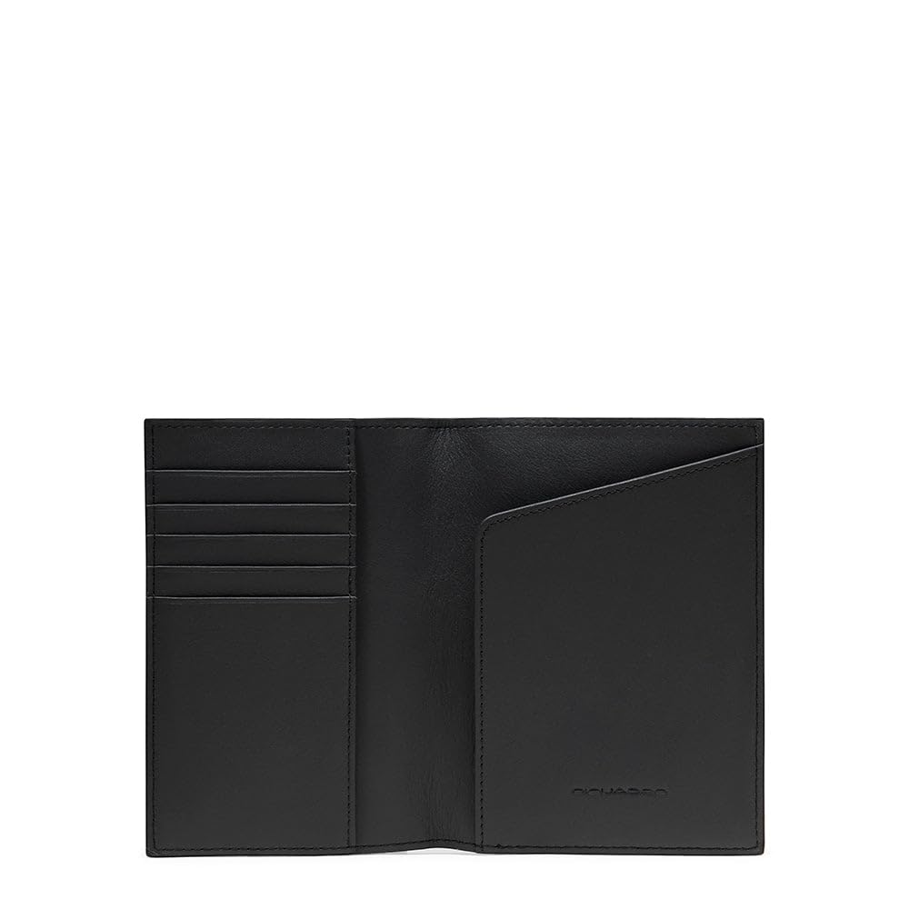 piquadro-porta-passaporto-in-pelle-unisex-nero image 1