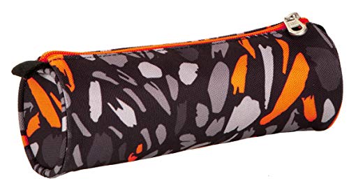 invicta-portapenne-astuccio-scuola-con-patch-ricamato-nero-arancione image 5