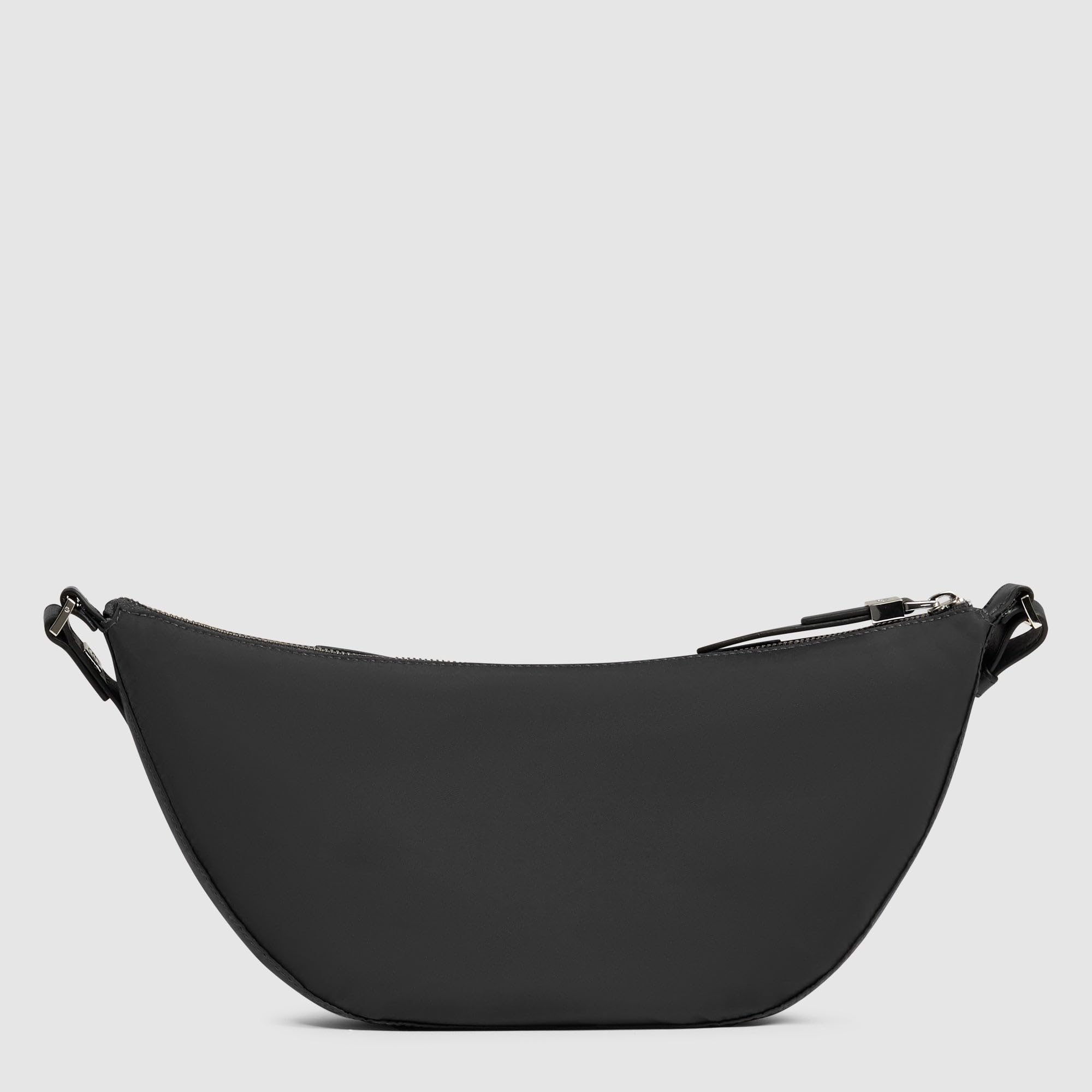 piquadro-marsupio-donna-in-tessuto-riciclato-e-pelle-con-protezione-rfid image 3