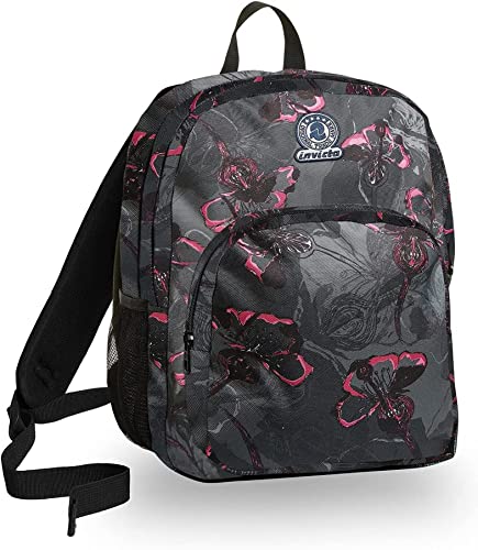 invicta-benin-m-zaino-28l-dark-bloom-nero-doppio-scomparto-per-scuola-e-tempo-li image 3