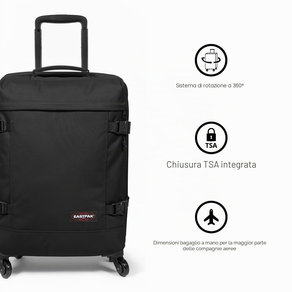 eastpak-trans4-s-valigia-da-cabina-44l-54x35x23-cm-black-denim image 6