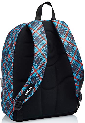 invicta-zaino-scuola-tartan-blu-31-l-doppio-scomparto-con-organizer-unisex image 8