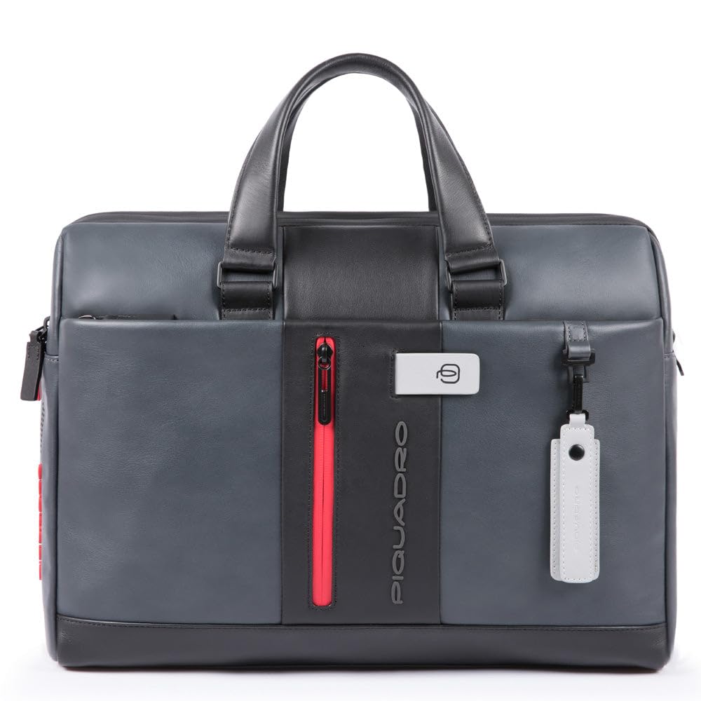 piquadro-borsa-da-lavoro-in-pelle-porta-pc-15-6-due-scomparti-per-uomo image 1