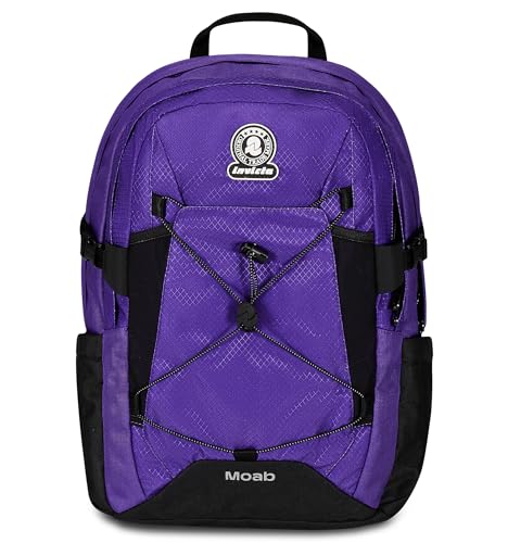 zaino-invicta-moab-solid-viola-29l-con-tasca-pc-cinghia-a-vita-e-nastro-torace image 8