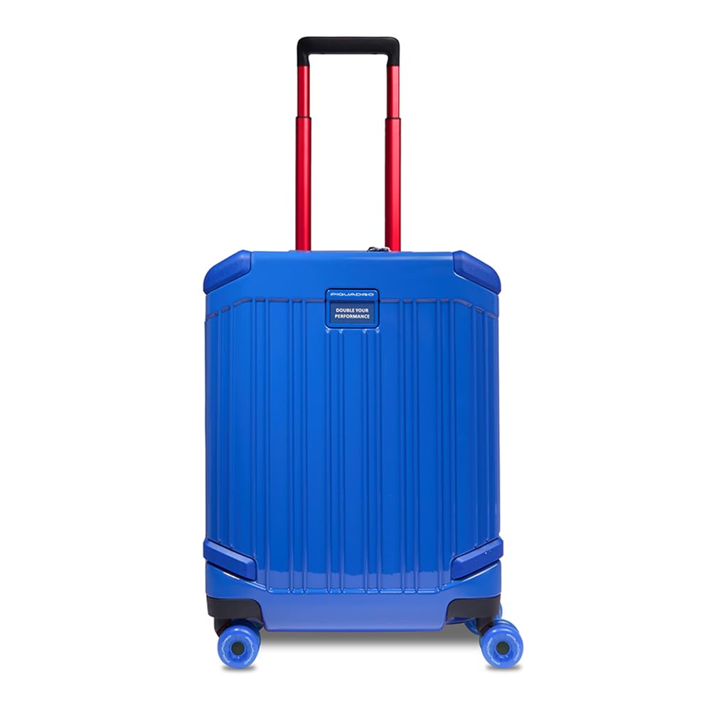 piquadro-trolley-cabina-slim-4-ruote-in-policarbonato-bianco-uomo image 1