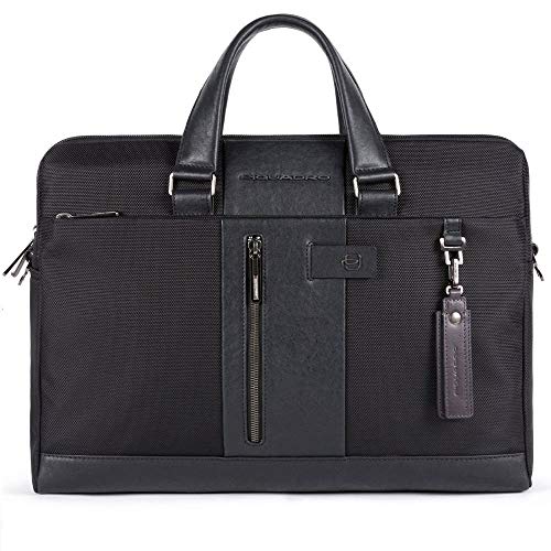 piquadro-borsa-da-lavoro-porta-pc-15-6-in-pelle-e-tessuto-uomo image 4