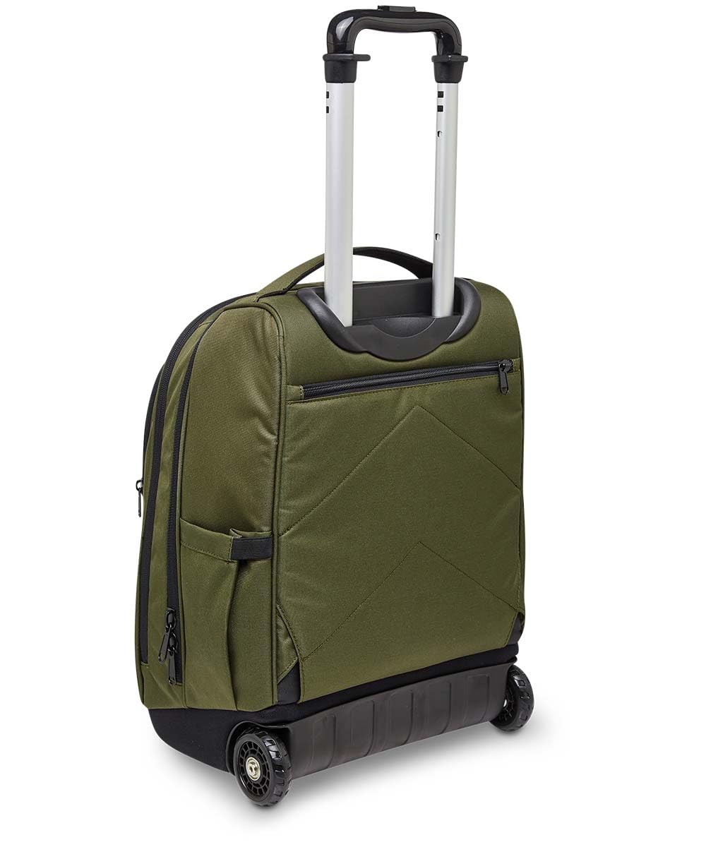 invicta-trolley-scuola-bump-active-verde-2-in-1-con-spallacci-zaino-doppio-scomp image 5