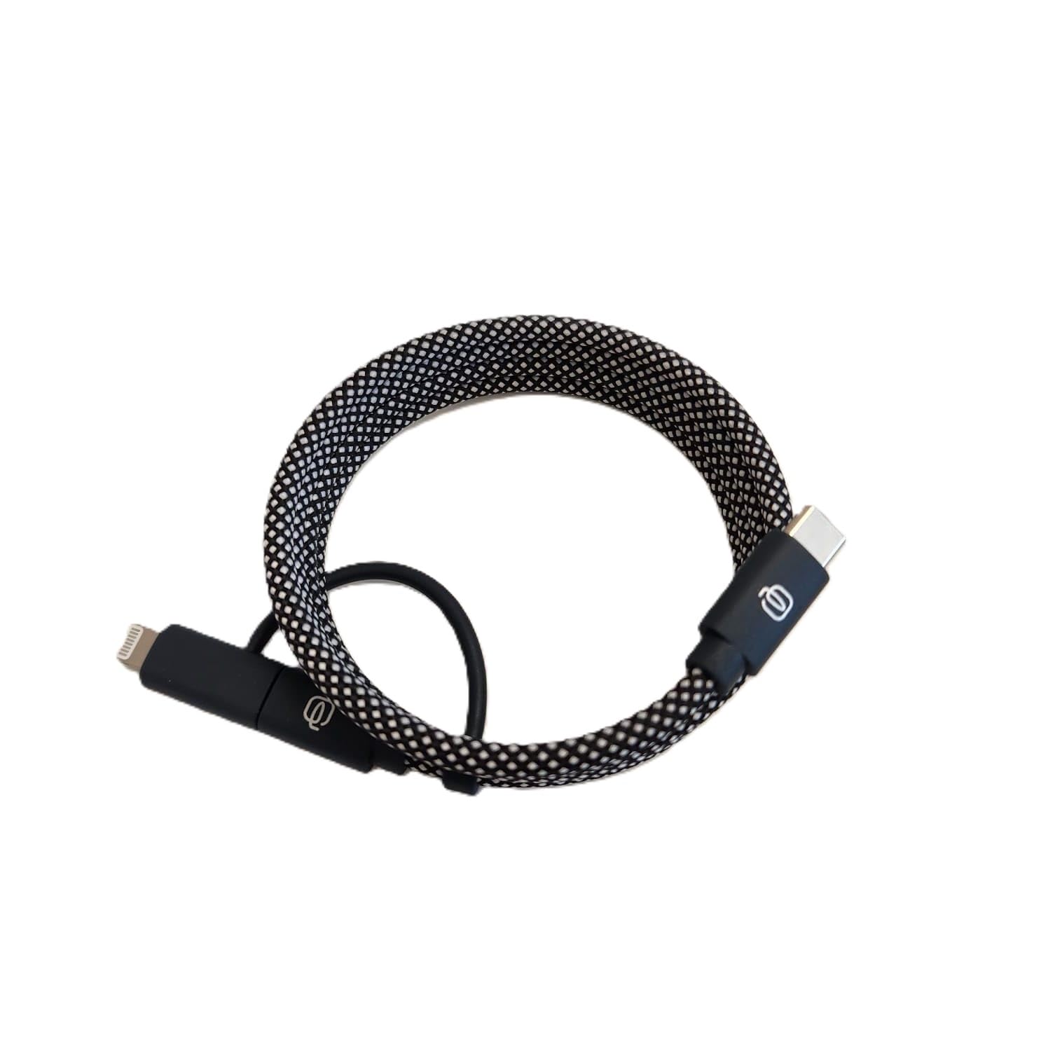 piquadro-cavo-di-ricarica-magnetico-usb-c-lightning-1-2-m-grigio image 3