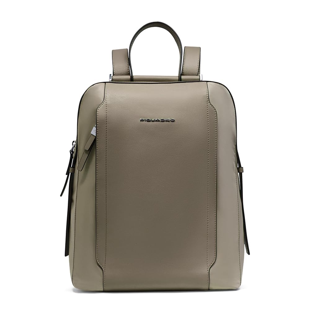 zaino-piquadro-donna-in-pelle-e-tessuto-per-laptop-14-nero image 5