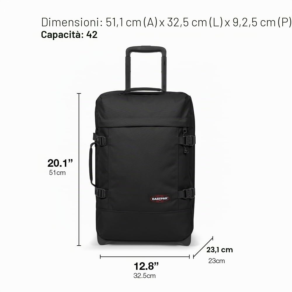 eastpak-tranverz-s-trolley-cabina-42l-51-x-32-5-x-24-cm-valigia-bagaglio-a-mano- image 5