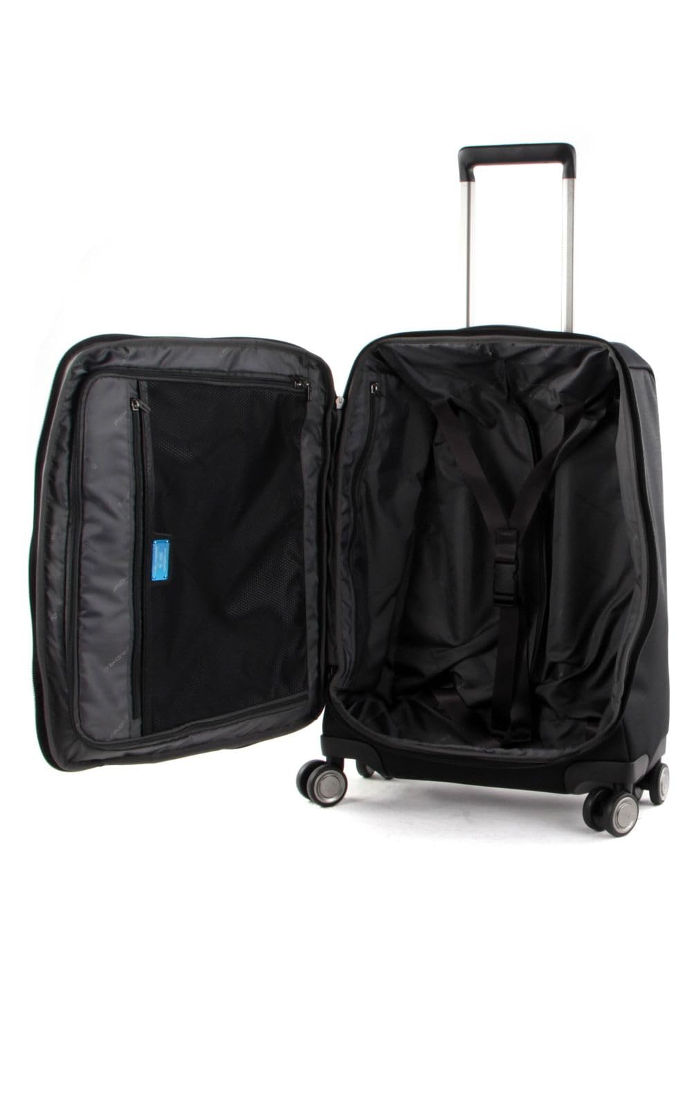 piquadro-trolley-da-cabina-4-ruote-salvaspazio-in-nylon-riciclato-con-tsa-lock-l image 5
