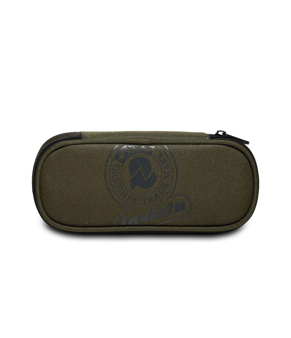 invicta-portapenne-scuola-round-plus-verde-militare-astuccio-ovale-con-elastici- image 3