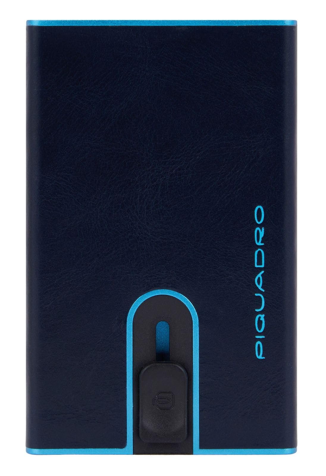 piquadro-portacarte-automatico-blue-square-metallo-blu-notte-con-protezione-rfid image 1