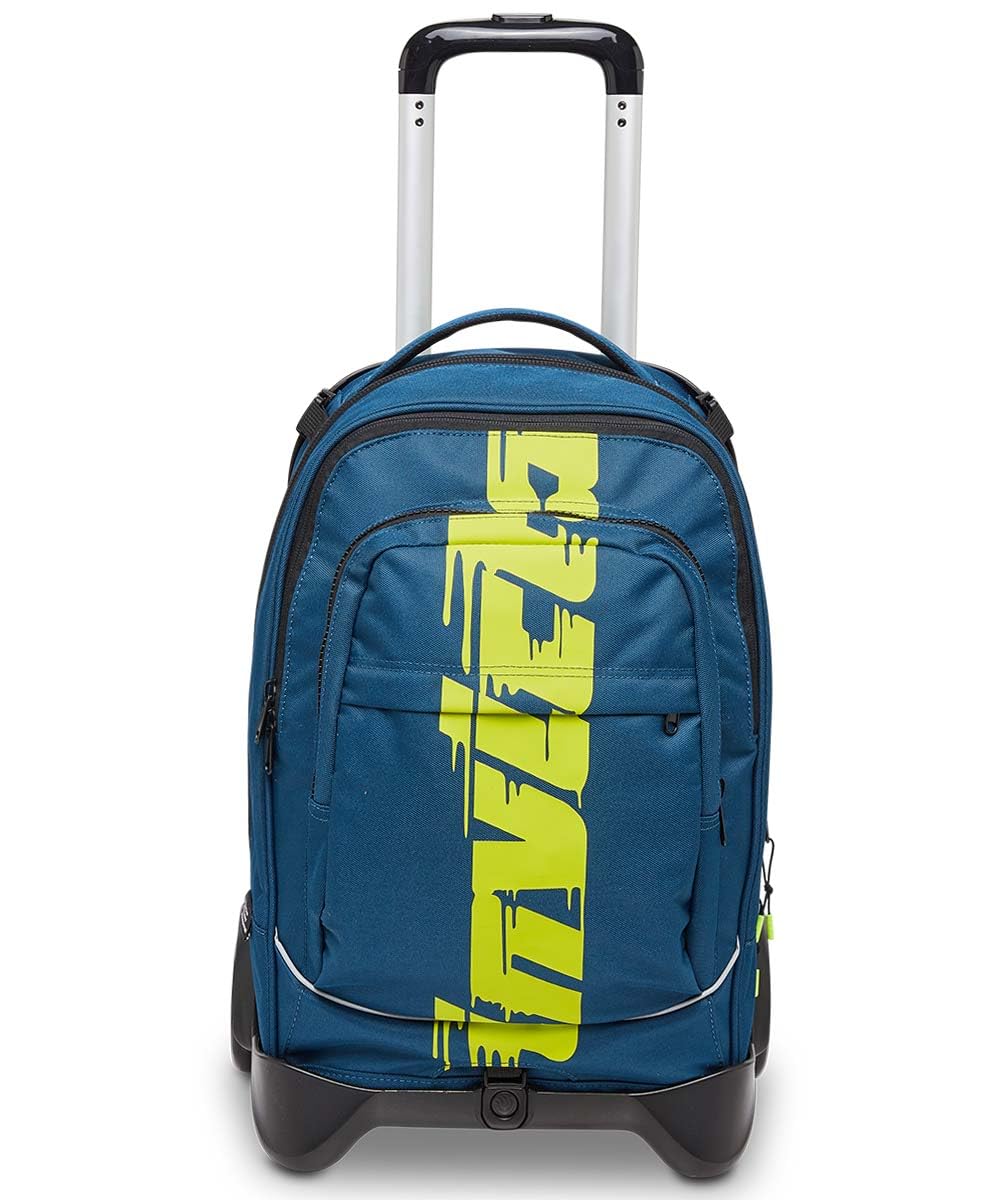invicta-trolley-new-plug-logo-nero-ruote-100-mm-doppia-tasca image 2