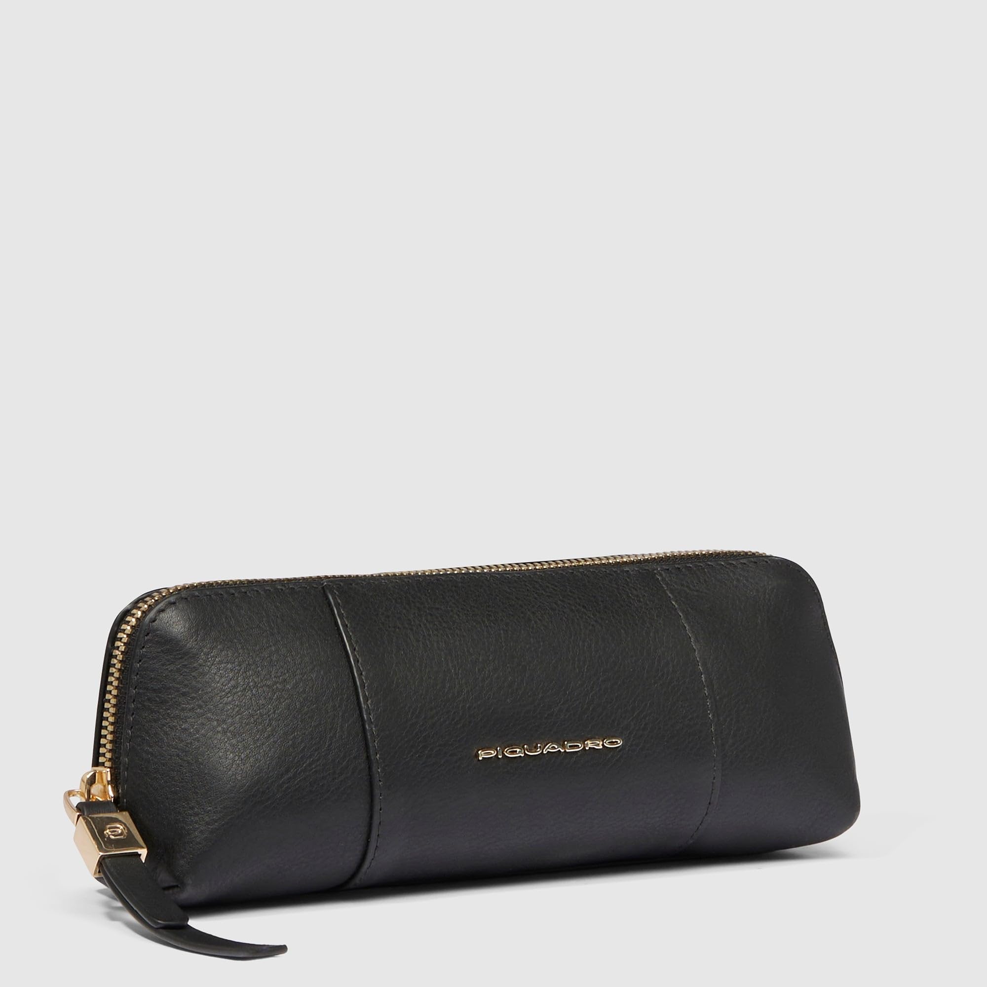 piquadro-astuccio-portapenne-in-pelle-foderato-linea-circle-nero-unisex image 2