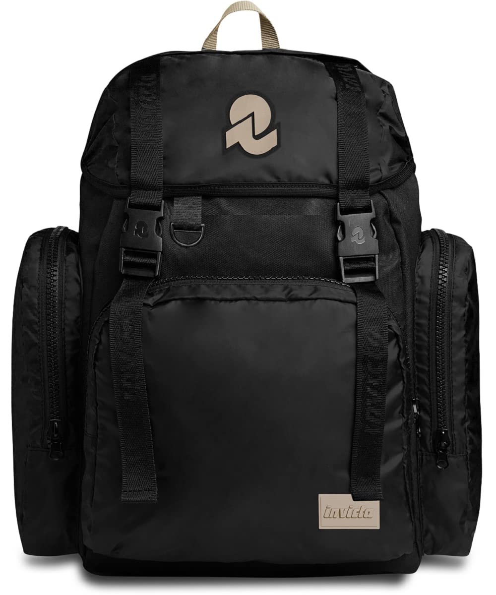 invicta-urban-x-zaino-nero-25lt-tasca-porta-pc-fino-a-14-in-eco-material-per-lav image 6