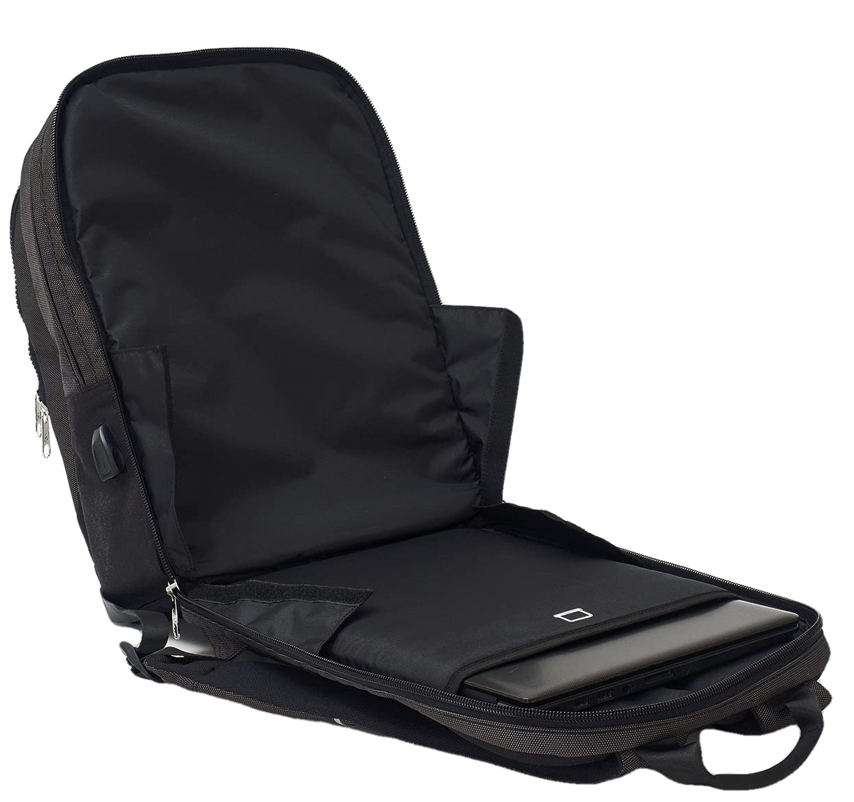 invicta-biz-l-tech-zaino-ufficio-con-power-bank-grigio-porta-pc-15-6-26l image 7