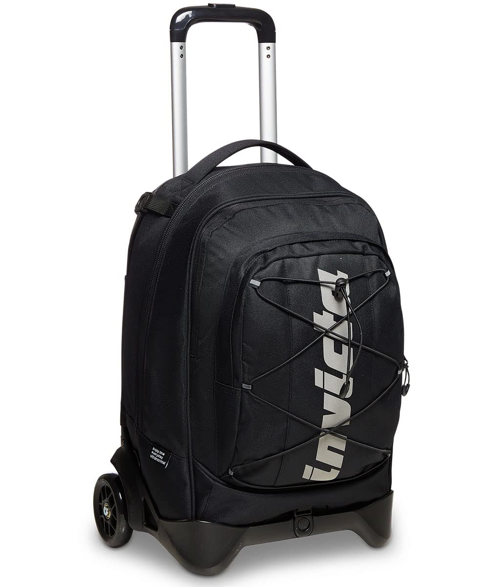 invicta-trolley-scuola-plug-active-3-in-1-nero-zaino-con-carrello-sganciabile-37 image 1