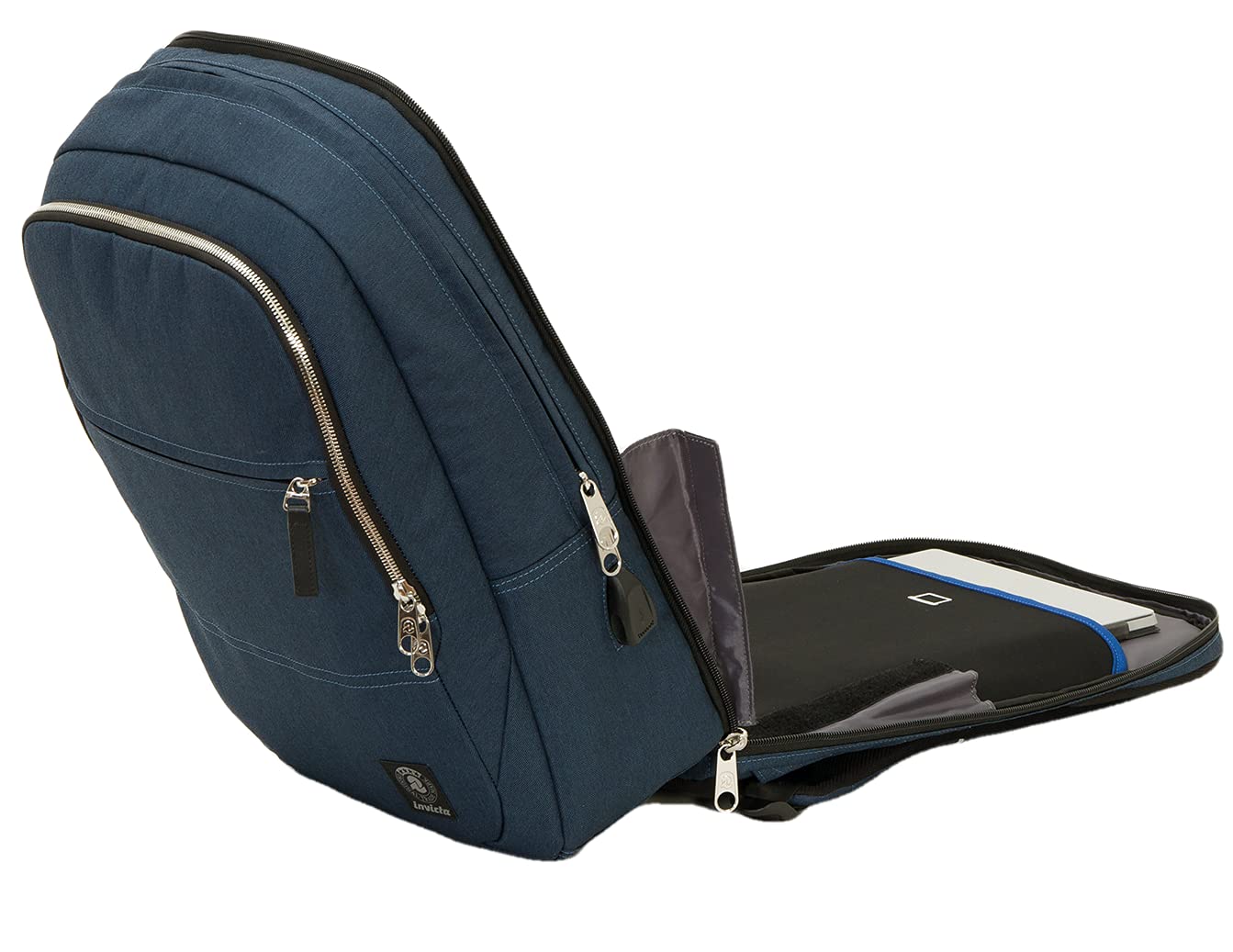 invicta-zaino-ufficio-biz-l-con-porta-pc-15-6-e-adattatore-usb-blu image 5
