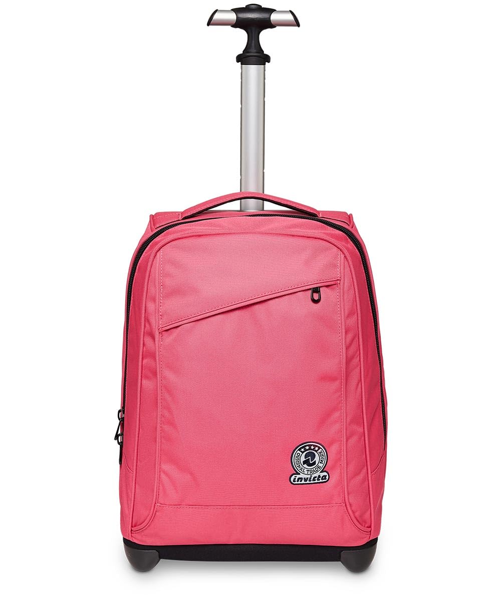 invicta-trolley-scuola-benin-rosa-2-in-1-con-crossover-system-e-spallacci-zaino- image 2