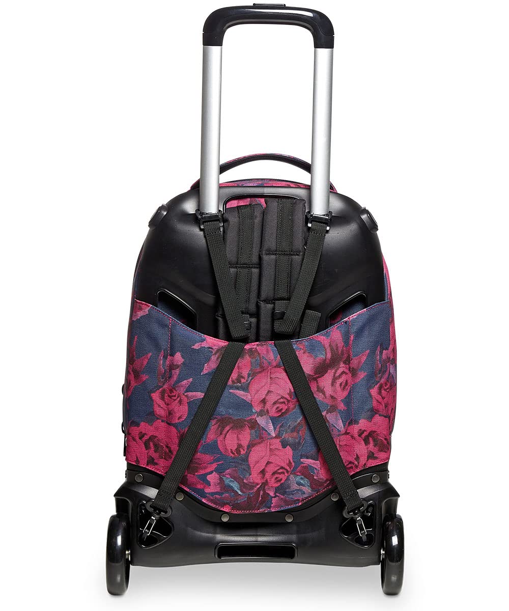 invicta-trolley-new-tech-roses-3-in-1-zaino-con-carrello-sganciabile-per-bambine image 4