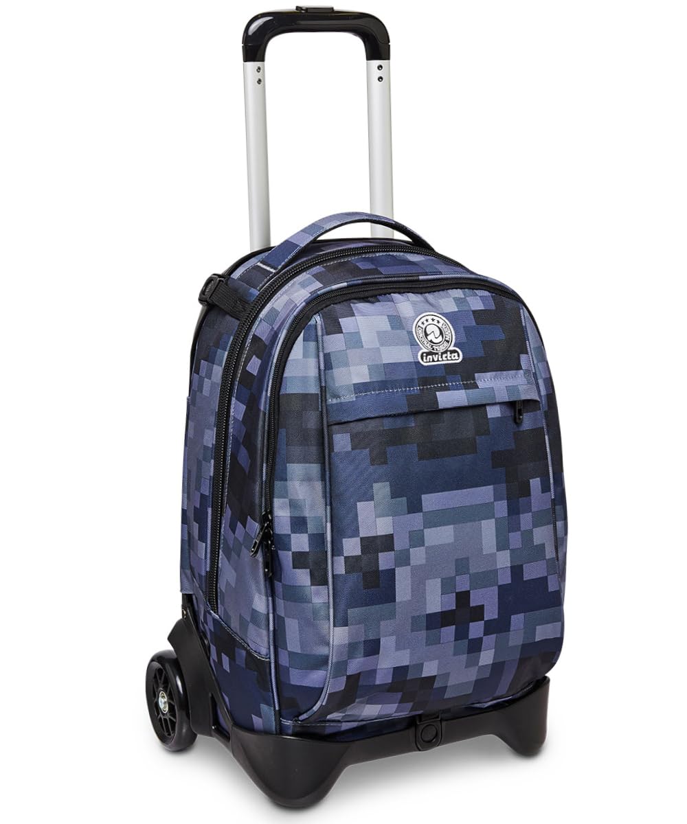 invicta-trolley-sganciabile-new-tech-fantasy-blu-pixel-camo-3-in-1-zaino-carrell image 1