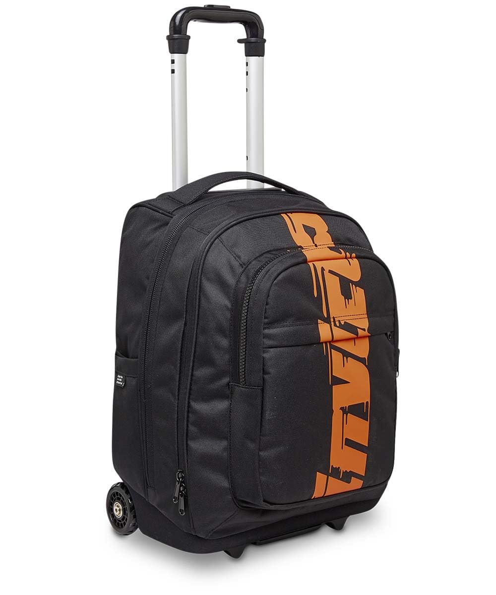 invicta-trolley-scuola-new-bump-2-in-1-nero-con-ruote-75mm-e-organizer image 4