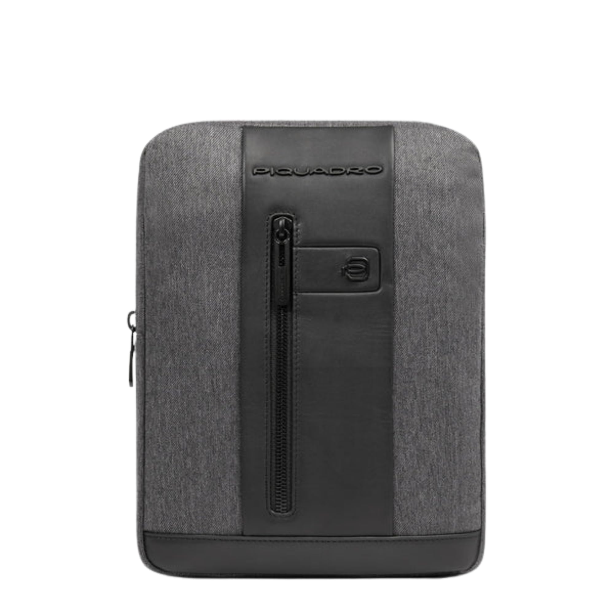 piquadro-borsello-compatto-uomo-in-pelle-e-tessuto-riciclato-porta-ipad-e-airpod image 6