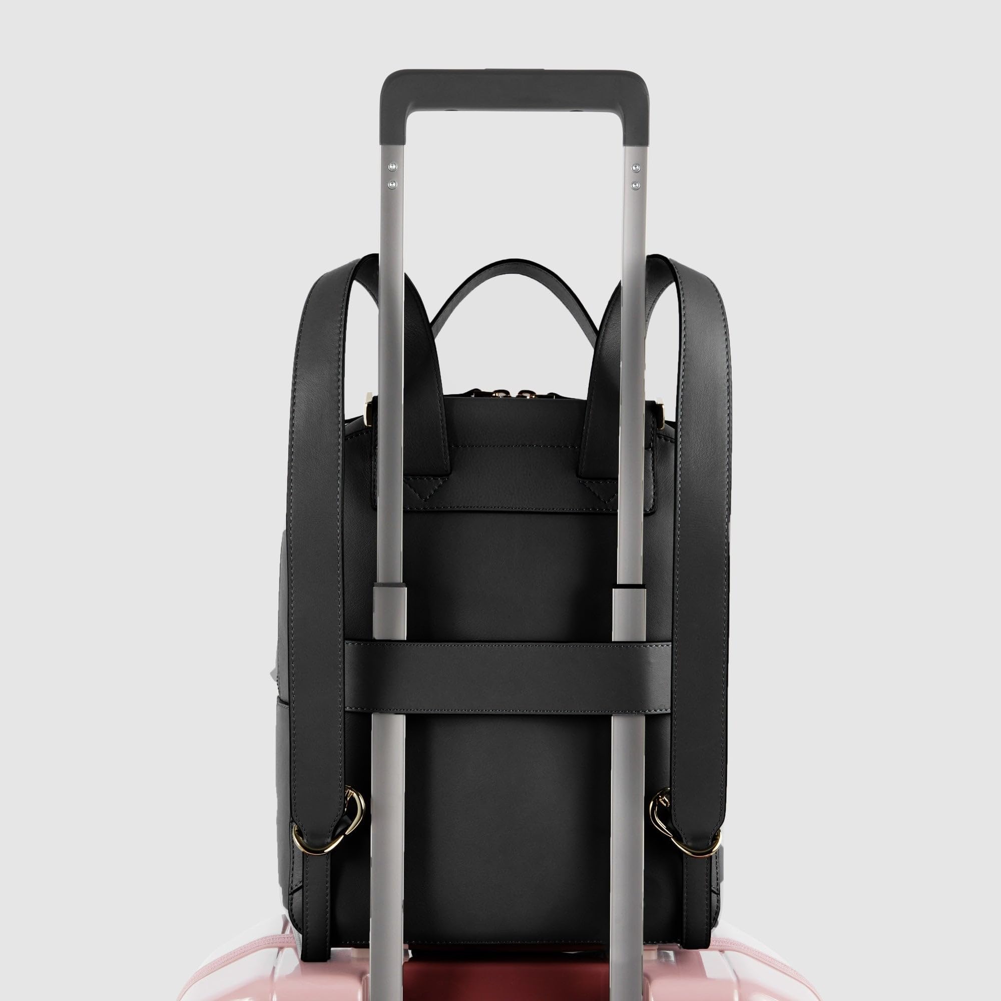 piquadro-zaino-donna-pelle-con-scomparto-tablet-mini-e-aggancio-trolley image 3