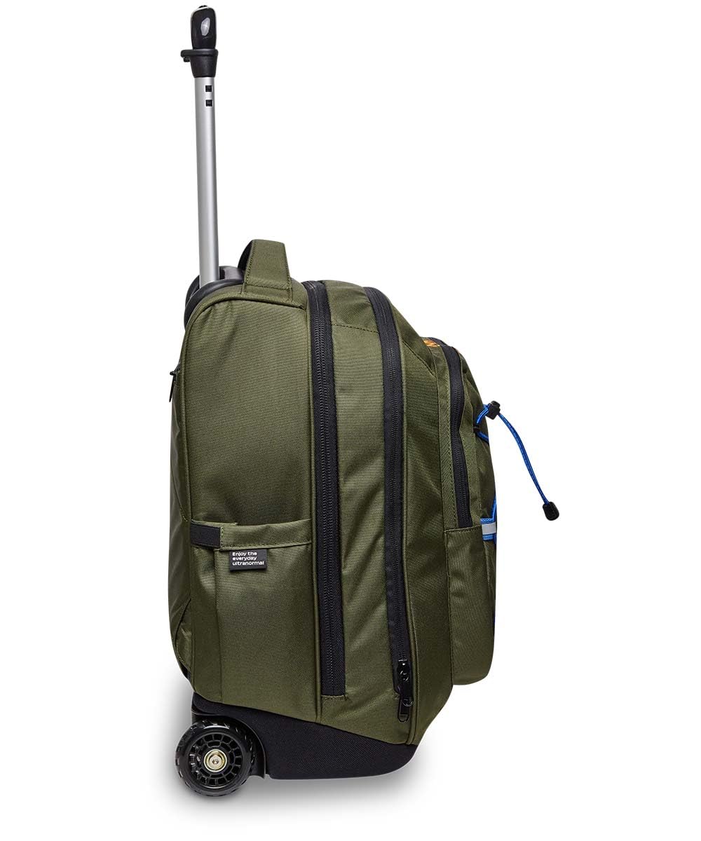 invicta-trolley-scuola-bump-active-verde-2-in-1-con-spallacci-zaino-doppio-scomp image 3